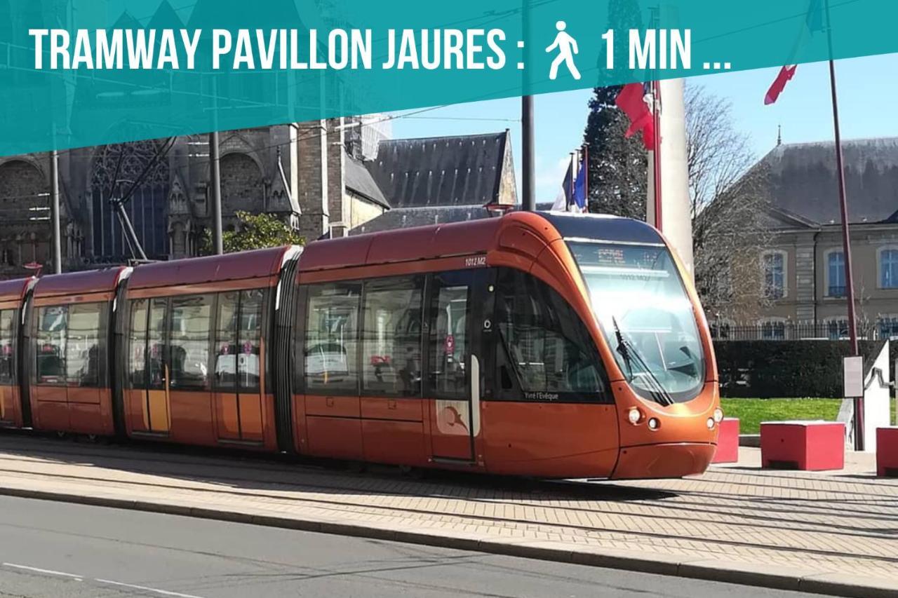 Ferienwohnung Tramway 8 JAURES Cosy proche gare Le Mans Exterior foto